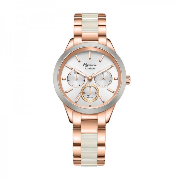 Alexandre Christie AC 2B01 Rosegold White BFBRGSL Alexandre Christie AC 2B01 Rosegold White BFBRGSL